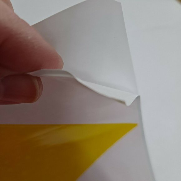 Yellow Direction Arrows Extra Large Decals Stickers Glossy 12 Inch 5 Pack - Picture 2 of 4